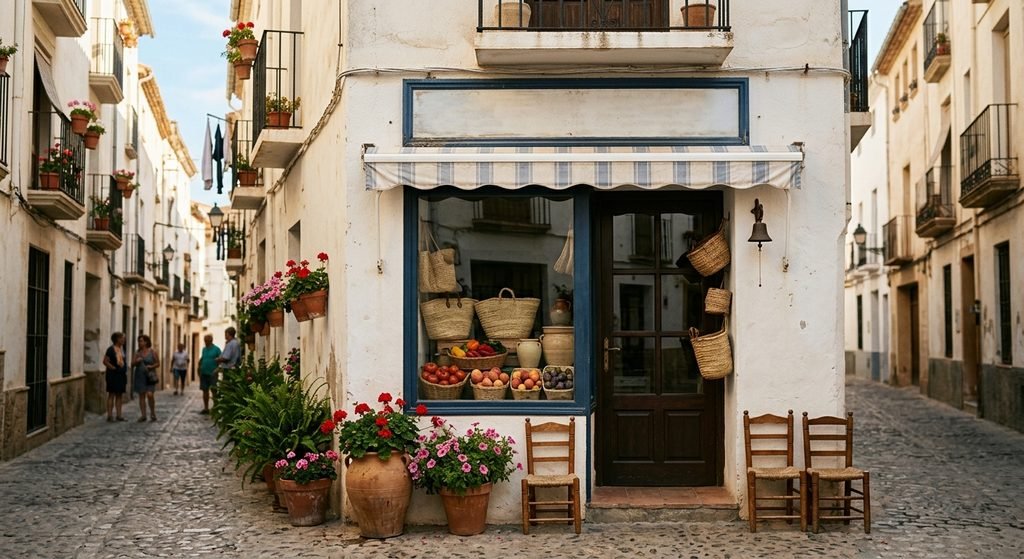Pequeña tienda local, ejemplo real de franquicias rentables con poco presupuesto